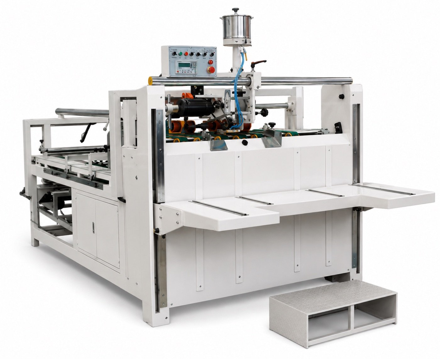 Semi Automatic Folder Glueing Machine — Advanced Printing & Packaging Machineries, Amritsar